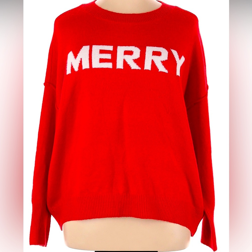 Gently used Designer Christmas Holiday Pullover Sweater - XL